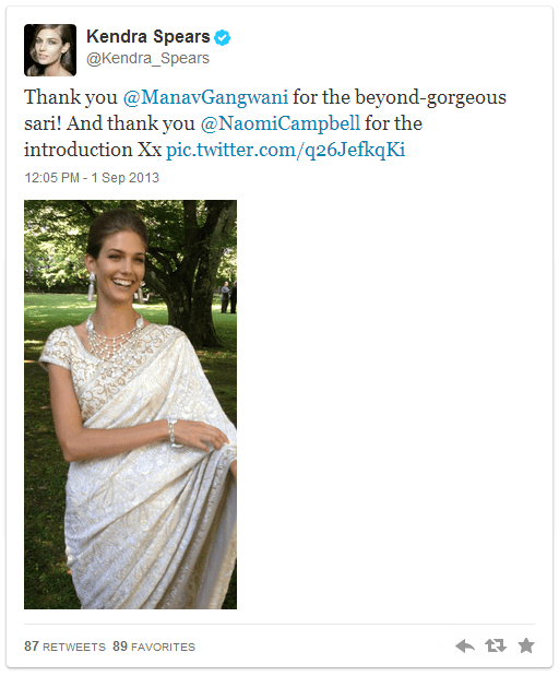 Most stylish celebrity wedding dresses of 2013 - Manav Gangwani Couture for Kendra Spears Most stylish celebrity wedding dresses of 2013 - Manav Gangwani Couture for Kendra Spears