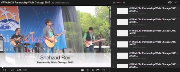 Pakistani Singer Shehzad Roy's Performance at Chicago's PartnershipsInAction Walk/Run