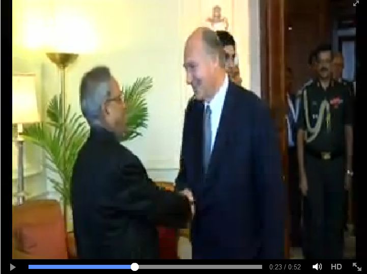 Video: His Highness the Aga Khan Calls on the President of India Shri Pranab Mukherjee
