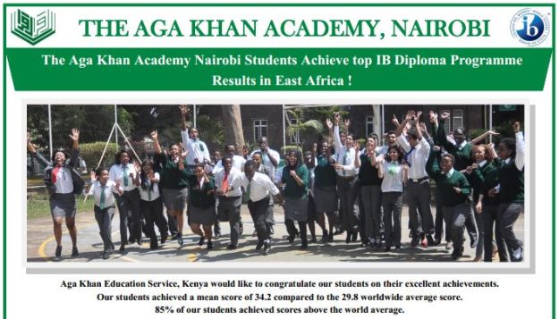 Aga Khan Academy Nairobi students achieve top IB Diploma Programme Results in East Africa Aga Khan Academy Nairobi students achieve top IB Diploma Programme Results in East Africa