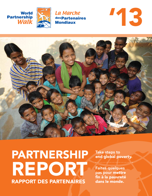 Canadian Edition of the World Partnership walk raises $7 Million in 2013, for a grand total of over $82 million since it started 29 years ago