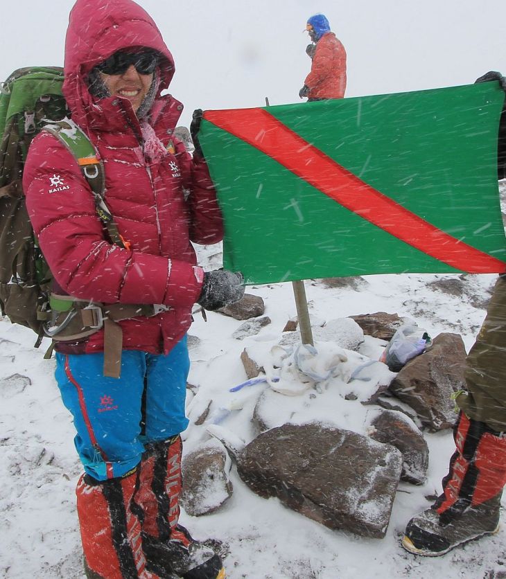 Samina Baig and Mirza Ali reached the Summit of Highest Mountain in the Americas