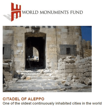 World Monuments Fund: Missile attack damages Citadel of Aleppo's massive gate