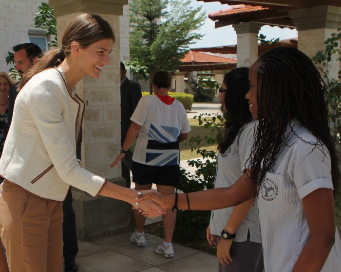 Prince Rahim Aga Khan and Princess Salwa visit the Aga Khan Academy, Mombasa