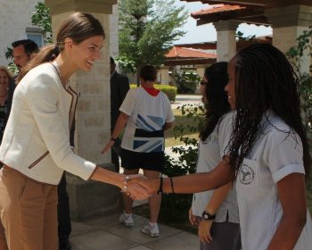 Prince Rahim Aga Khan and Princess Salwa visit the Aga Khan Academy, Mombasa