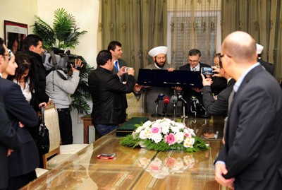 Aga Khan Network honors National Reconciliation Minister and Grand Mufti - Syria