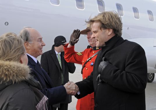 26 February 2014: Mawlana Hazar Imam arrives in Canada; will address Parliament tomorrow