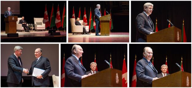 PM Harper hosts activities in honor of the official visit of His Highness the Aga Khan