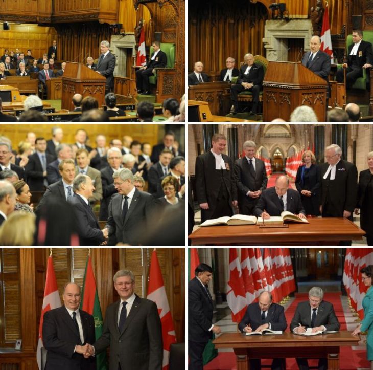 AKDN Photos: His Highness the Aga Khan's historic address to a joint session of the Parliament of Canada