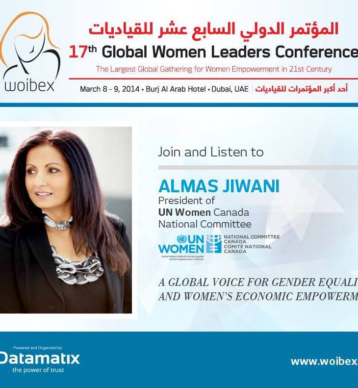 Almas Jiwani o Deliver Keynote Address at the Global Women Leaders Conference in Dubai