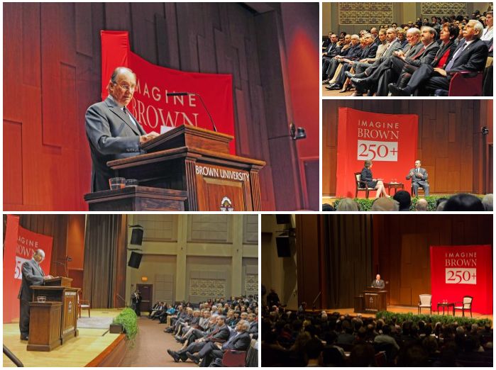 AKDN Photos: His Highness the Aga Khan delivers the 88th Ogden Memorial Lecture in International Affairs at Brown University
