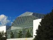 Described as a ''rock crystal,'' three layers of low-iron glass set atop a structural steel frame constitute the building's most dynamic architectural feature. Delegation of the Ismaili Imamat, Ottawa, Ontario
