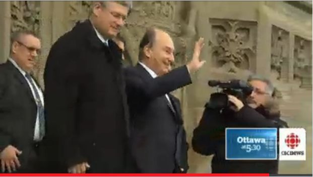 CBC News Report on His Highness the Aga Khan's Visit to Ottawa, by Kamil Karmali