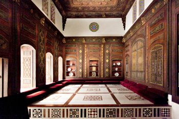 The Damascus Room part of the 15 Islamic Galleries at the MET.  Click to view additional information and videos.