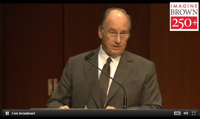 Livestream has started: His Highness the Aga Khan's Ogden Lecture at Brown University, USA