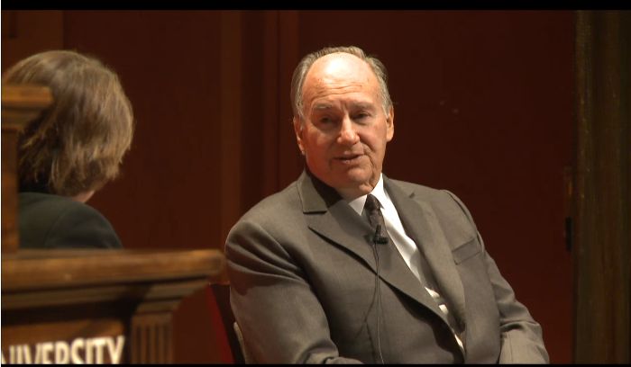 Standing Ovation at the end of the speech - Live QA with His Highness the Aga Khan - Ogden Lecture at Brown University USA