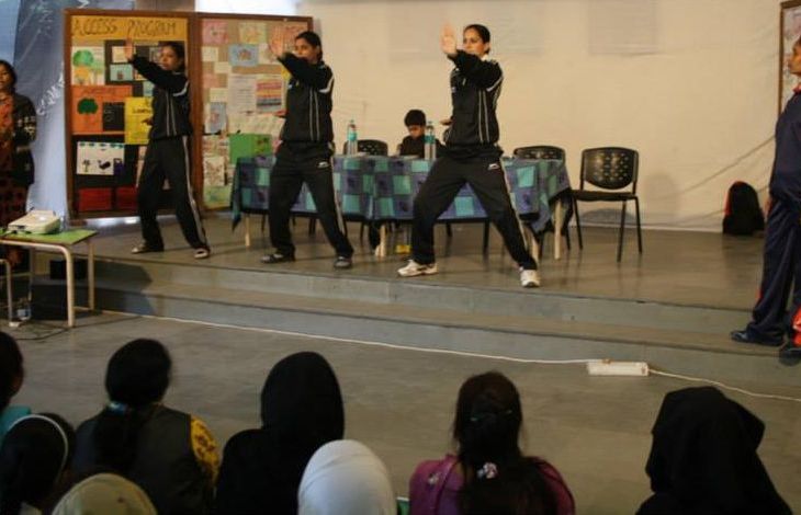 Women’s day celebrated in Hazrat Nizamuddin Basti with the entire project team of Aga Khan Trust for Culture & Foundation