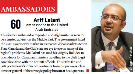 The Hill Times: Power & Influence: AKF CEO Khalil Shariff & Canadian Ambassador Arif Lalani
