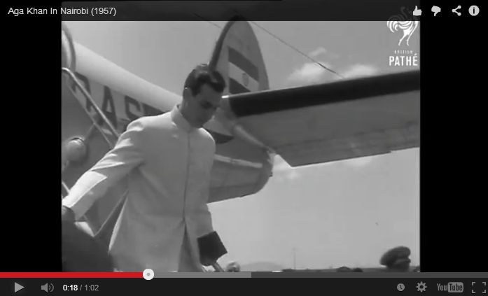 Historical Video: Aga Khan In Nairobi (1957)