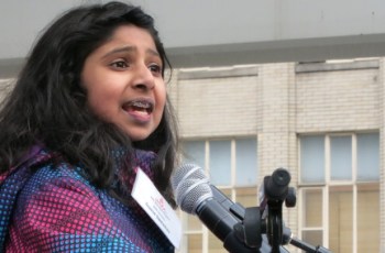 Alyna Nanji at the One Billion Rising Toronto Event