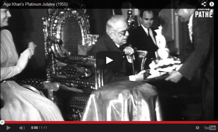 Historical Video: Aga Khan III’s Platinum Jubilee (1955)