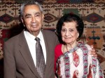The late Mohamedali Natha Hirji with his wife Zera.