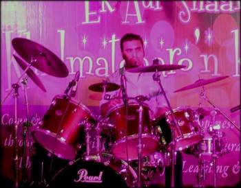 Drummer Raheel Lakhani