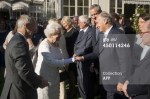 His Highness the Aga Khan with Britain's Queen Elizabeth II at D-Day Commemorations