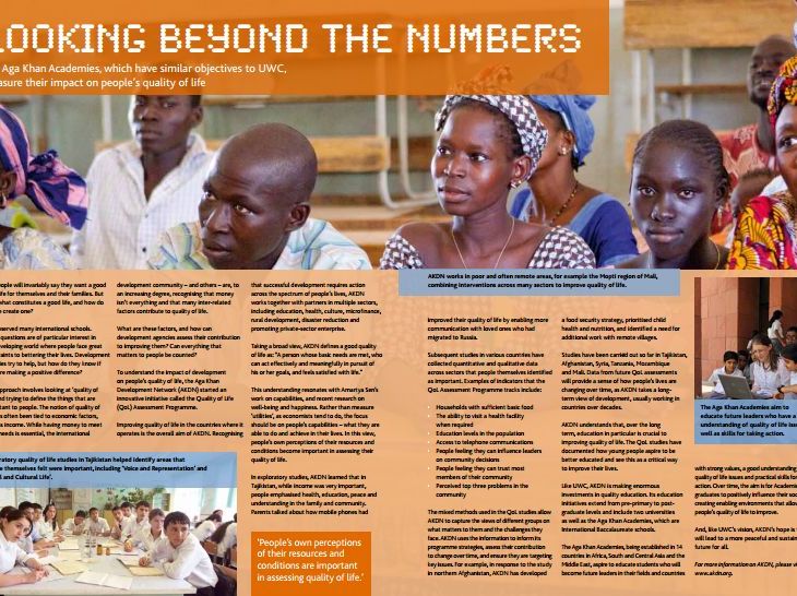 Looking Beyond the Numbers: The Aga Khan Academies