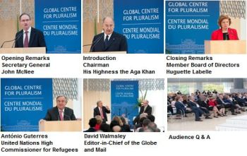 Global Centre for Pluralism 2014 Lecture: Speech/Videos/Photographs