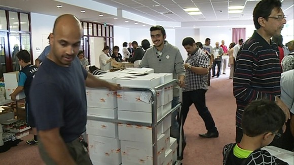 Ismaili Muslim community donate supplies for the homeless