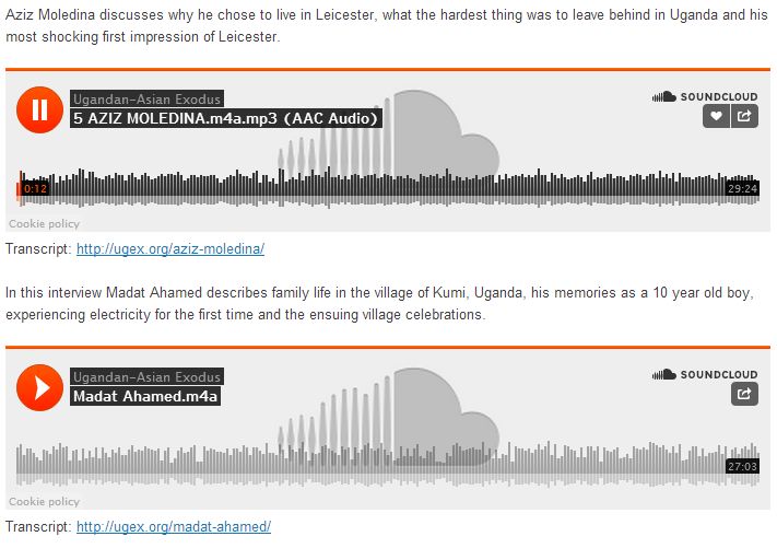Leicester Multicultural Association interviews Madat Ahamed, Aziz Moledina
