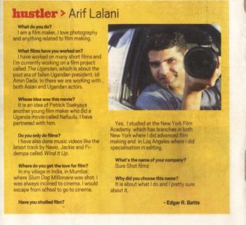 Filmmaker Arif Lalani