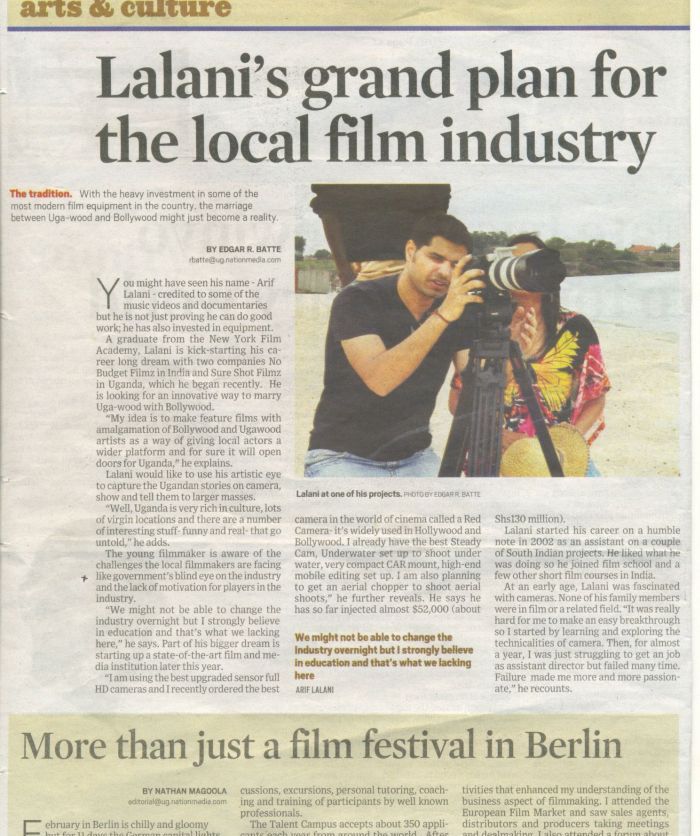 Filmmaker Arif Lalani