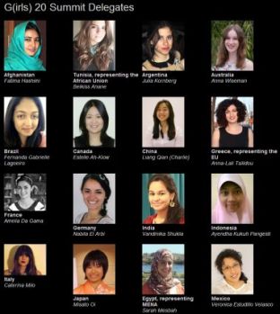 The 5th Annual G(irls)20 Summit is being held in Australia