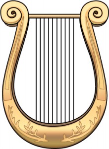 A Greek lyre