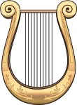 A Greek lyre