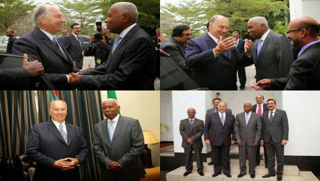 His Highness the Aga Khan with Vice President of Tanzania