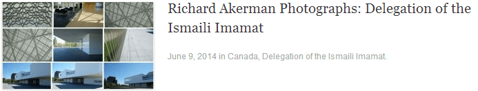 Richard Akerman Photographs: Delegation of the Ismaili Imamat