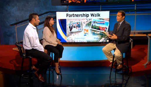 CBS Los Angeles: Pervez and Jasmine Delawala Interviewed for AKF USA PartnershipsInAction Walk/Run 2014
