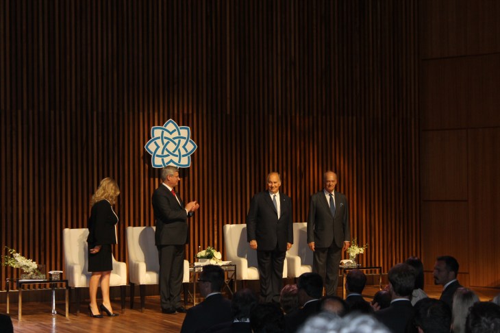A proud moment for all as the Aga Khan Museum is declared open. [Image © Ismailimail/AM]