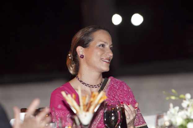 Princess Zahra, who was in Mumbai to review the ongoing expansion of the Prince Aly Khan Hospital, attends a dinner hosted by the Jamati institutions of India. AHMED CHARANIA AND AZIZ AJANEY