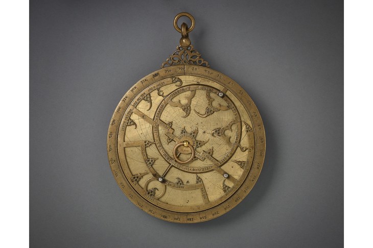 WSJ - A 14th-century bronze Iberian astrolabe—star-mapping instrument—inlaid with silver. © 2014 The Aga Khan Museum