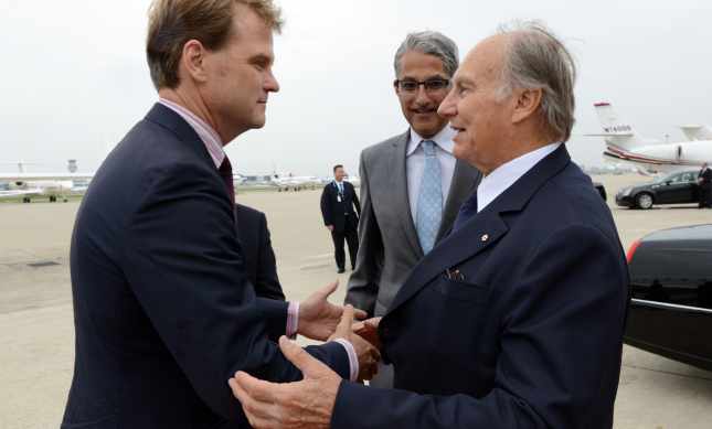 Mawlana Hazar Imam arrives in Toronto