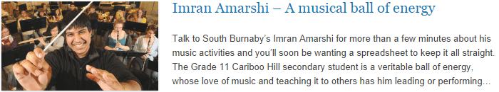 Imran Amarshi – A musical ball of energy