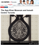 CBC News Toronto Photo Gallery: The Aga Khan Museum and Ismaili Centre Toronto