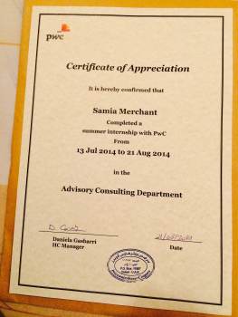 Samia Jalal Merchant - Highly motivated first year undergraduate student from Emory University