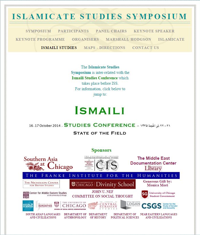 ISC - Ismaili Studies Conference