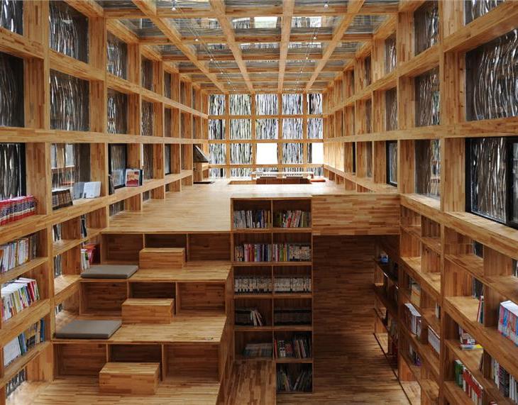 Liyuan library interior (Canadian Architect)