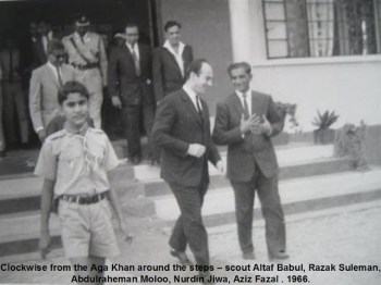 Mawlana Hazar Imam visited Aga Khan Primary School Tanga, in 1966
